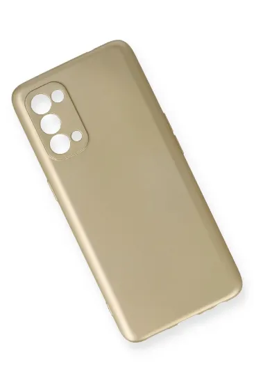 Newface Oppo Reno 5 Pro Kılıf First Silikon - Gold resmi
