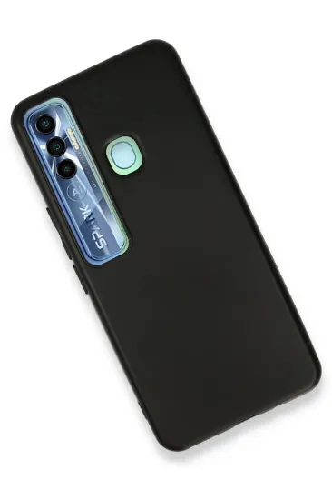 Newface Tecno Spark 7 Pro Kılıf First Silikon - Siyah resmi