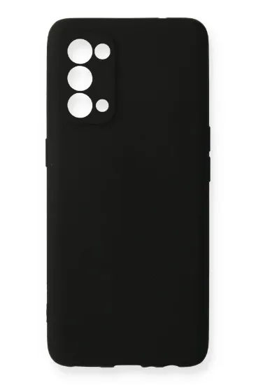 Newface Oppo Reno 5 Kılıf First Silikon - Siyah resmi