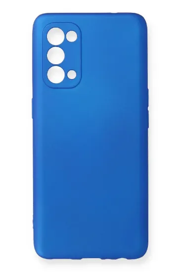 Newface Oppo Reno 5 Kılıf First Silikon - Mavi resmi