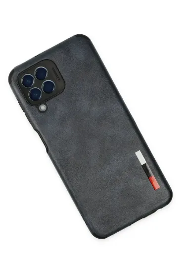 Newface Samsung Galaxy M33 Kılıf Loop Deri Silikon - Lacivert resmi
