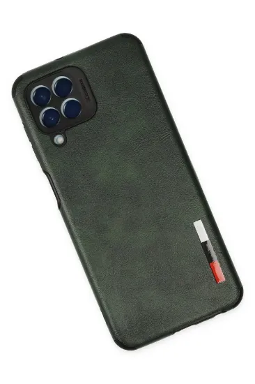 Newface Samsung Galaxy M33 Kılıf Loop Deri Silikon - Yeşil resmi