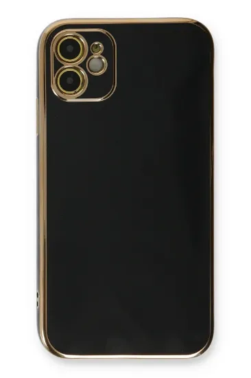 Newface iPhone 11 Kılıf Volet Silikon - Siyah resmi