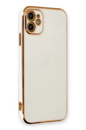 Newface iPhone 11 Kılıf Volet Silikon - Beyaz resmi