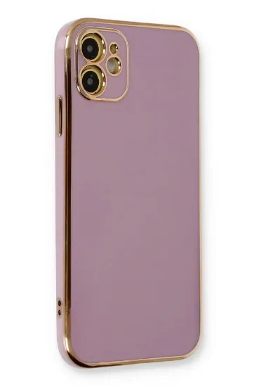 Newface iPhone 11 Kılıf Volet Silikon - Mor resmi