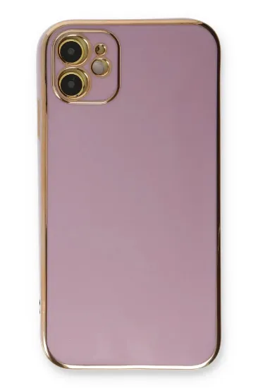 Newface iPhone 11 Kılıf Volet Silikon - Mor resmi