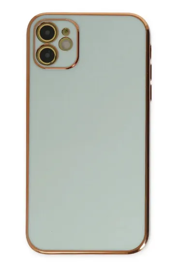 Newface iPhone 11 Kılıf Volet Silikon - Açık Yeşil resmi