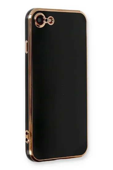 Newface iPhone 7 Kılıf Volet Silikon - Siyah resmi
