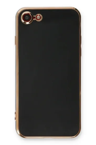 Newface iPhone 7 Kılıf Volet Silikon - Siyah resmi
