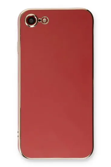 Newface iPhone 7 Kılıf Volet Silikon - Kırmızı resmi