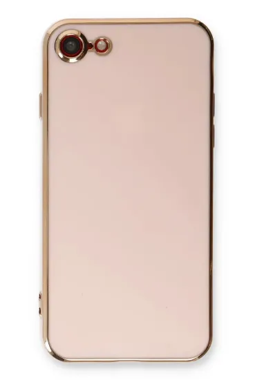 Newface iPhone 7 Kılıf Volet Silikon - Pembe resmi