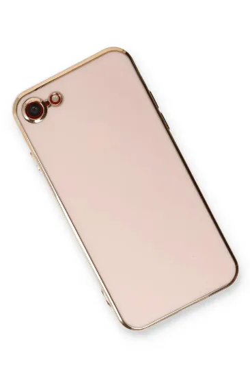 Newface iPhone 7 Kılıf Volet Silikon - Pembe resmi