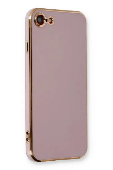 Newface iPhone 7 Kılıf Volet Silikon - Mor resmi