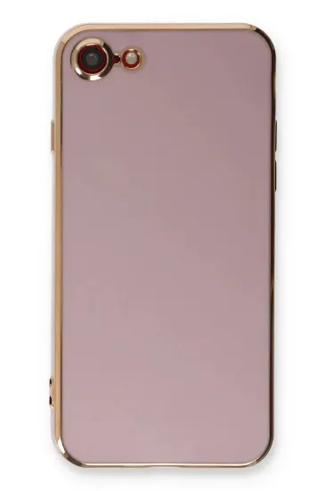 Newface iPhone 7 Kılıf Volet Silikon - Mor resmi
