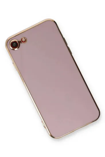 Newface iPhone 7 Kılıf Volet Silikon - Mor resmi