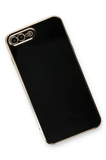 Newface iPhone 7 Plus Kılıf Volet Silikon - Siyah resmi