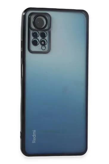 Newface Xiaomi Redmi Note 12 Pro 4G Kılıf Razer Lensli Silikon - Siyah resmi