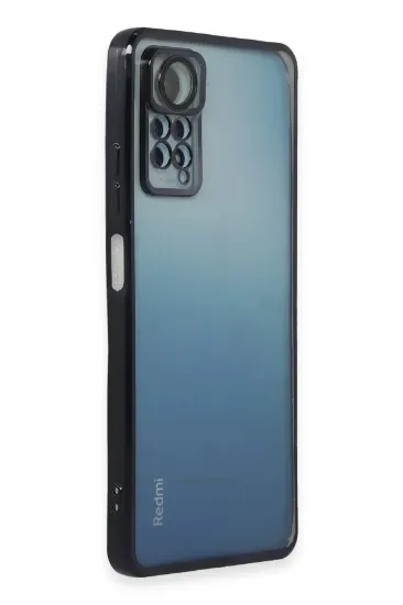 Newface Xiaomi Redmi Note 12 Pro 4G Kılıf Razer Lensli Silikon - Siyah resmi