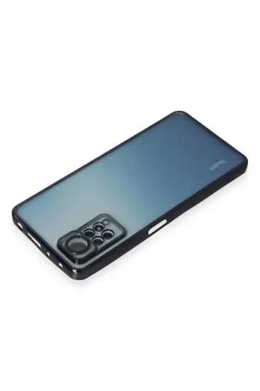 Newface Xiaomi Redmi Note 12 Pro 4G Kılıf Razer Lensli Silikon - Siyah resmi