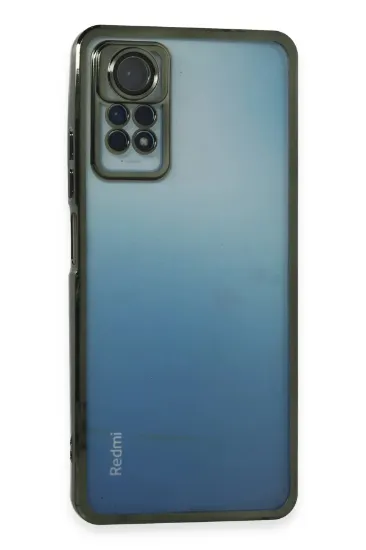 Newface Xiaomi Redmi Note 12 Pro 4G Kılıf Razer Lensli Silikon - Yeşil resmi