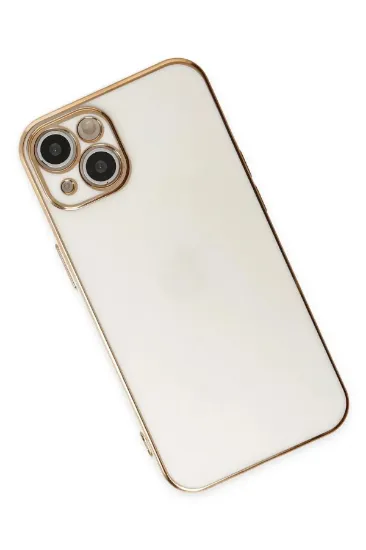 Newface iPhone 13 Kılıf Volet Silikon - Beyaz resmi
