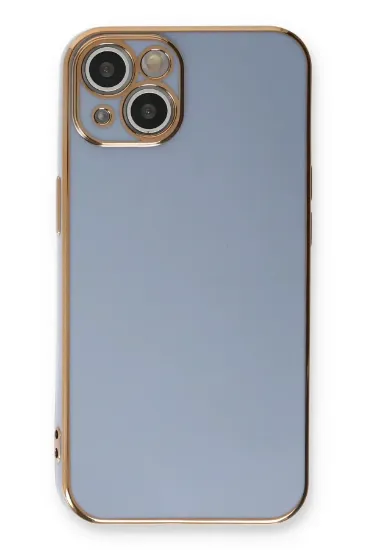 Newface iPhone 13 Kılıf Volet Silikon - Mavi resmi