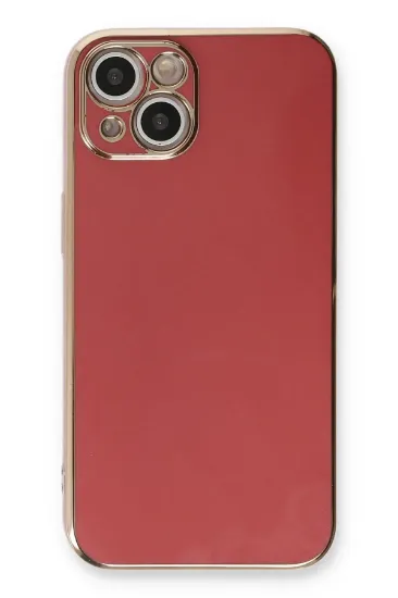 Newface iPhone 13 Kılıf Volet Silikon - Kırmızı resmi