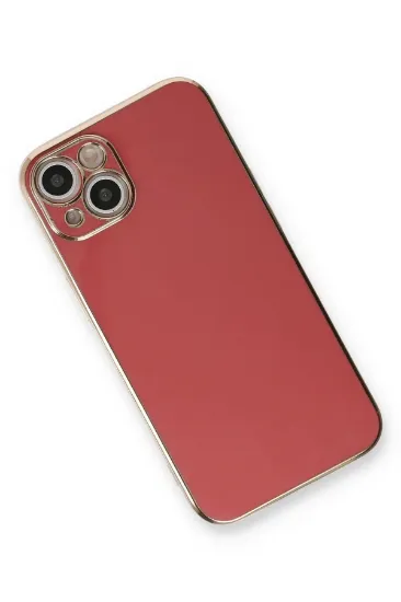 Newface iPhone 13 Kılıf Volet Silikon - Kırmızı resmi