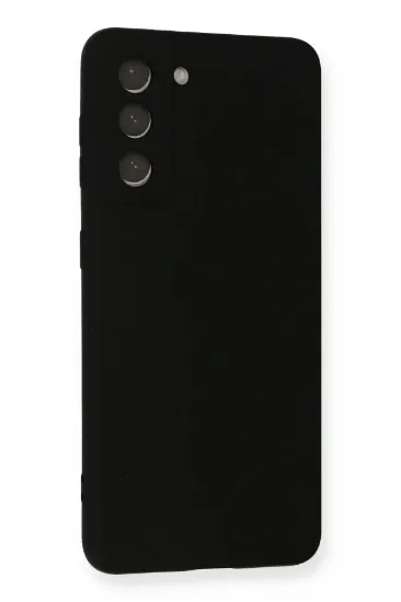 Newface Samsung Galaxy S21 Kılıf Nano içi Kadife Silikon - Siyah resmi