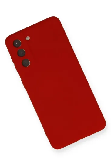 Newface Samsung Galaxy S21 Kılıf Nano içi Kadife Silikon - Kırmızı resmi