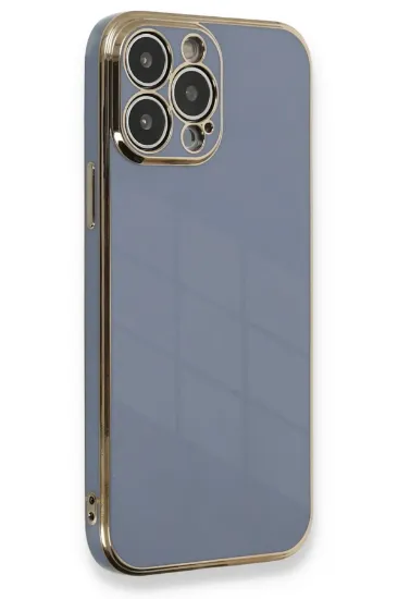Newface iPhone 13 Pro Kılıf Volet Silikon - Mavi resmi
