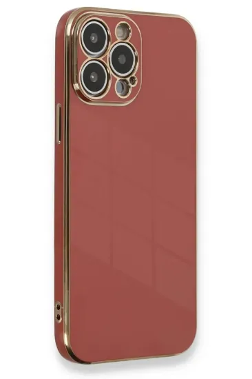 Newface iPhone 13 Pro Kılıf Volet Silikon - Kırmızı resmi