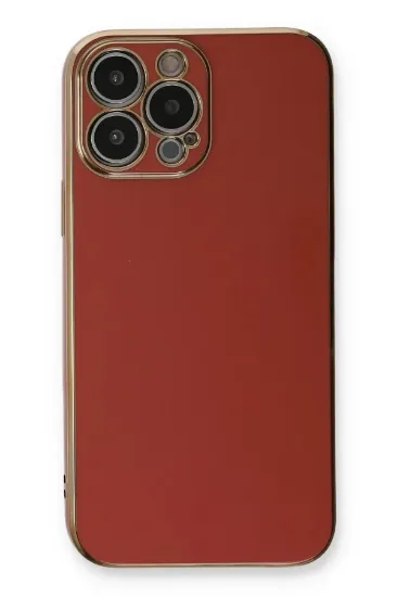 Newface iPhone 13 Pro Kılıf Volet Silikon - Kırmızı resmi