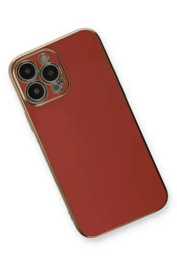 Newface iPhone 13 Pro Kılıf Volet Silikon - Kırmızı resmi