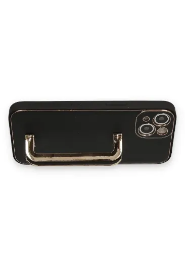 Newface iPhone 14 Kılıf Coco Elit Kapak - Siyah resmi