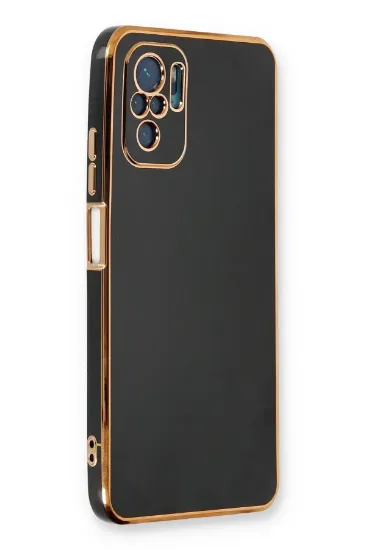 Newface Xiaomi Redmi Note 10 Kılıf Volet Silikon - Siyah resmi