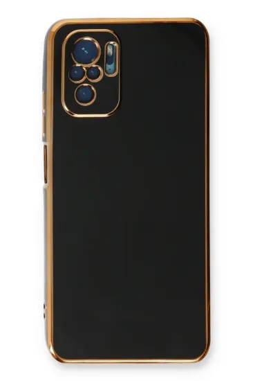 Newface Xiaomi Redmi Note 10 Kılıf Volet Silikon - Siyah resmi