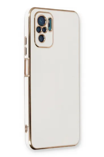 Newface Xiaomi Redmi Note 10 Kılıf Volet Silikon - Beyaz resmi