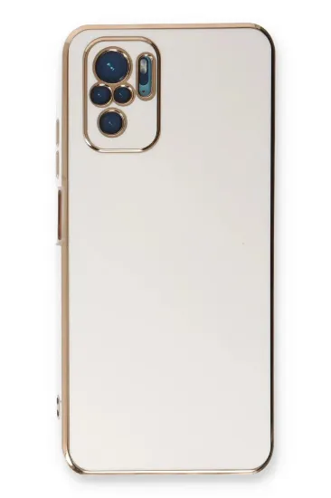Newface Xiaomi Redmi Note 10 Kılıf Volet Silikon - Beyaz resmi
