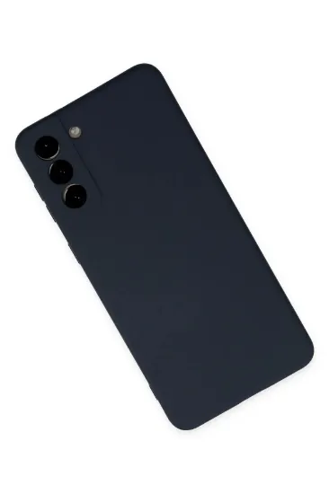 Newface Samsung Galaxy S21 Kılıf Nano içi Kadife Silikon - Lacivert resmi