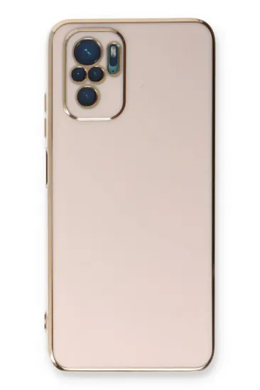 Newface Xiaomi Redmi Note 10 Kılıf Volet Silikon - Pembe resmi