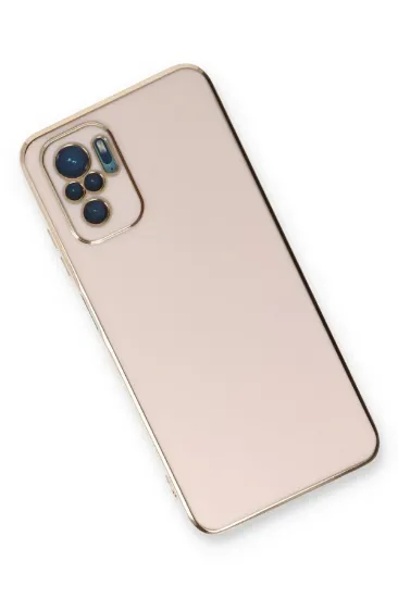 Newface Xiaomi Redmi Note 10 Kılıf Volet Silikon - Pembe resmi