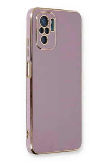 Newface Xiaomi Redmi Note 10 Kılıf Volet Silikon - Mor resmi