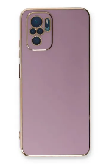 Newface Xiaomi Redmi Note 10 Kılıf Volet Silikon - Mor resmi