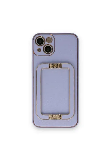 Newface iPhone 14 Kılıf Coco Elit Kapak - Lila resmi