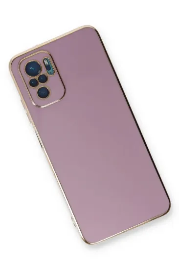 Newface Xiaomi Redmi Note 10 Kılıf Volet Silikon - Mor resmi