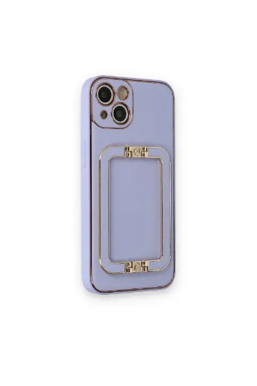 Newface iPhone 14 Kılıf Coco Elit Kapak - Lila resmi
