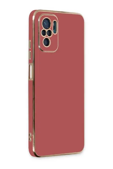 Newface Xiaomi Redmi Note 10 Kılıf Volet Silikon - Kırmızı resmi
