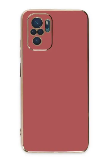 Newface Xiaomi Redmi Note 10 Kılıf Volet Silikon - Kırmızı resmi