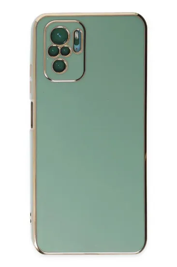 Newface Xiaomi Redmi Note 10 Kılıf Volet Silikon - Açık Yeşil resmi